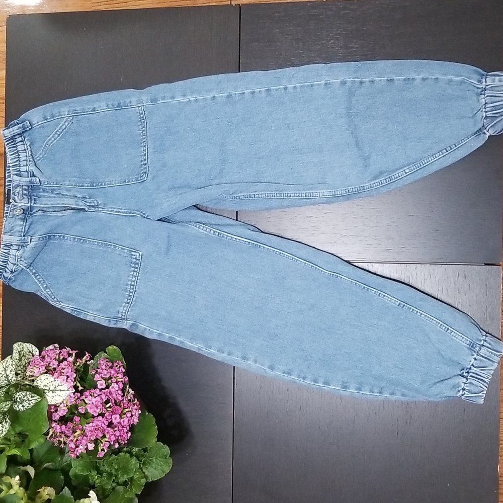 High Waist Jogger Jeans
